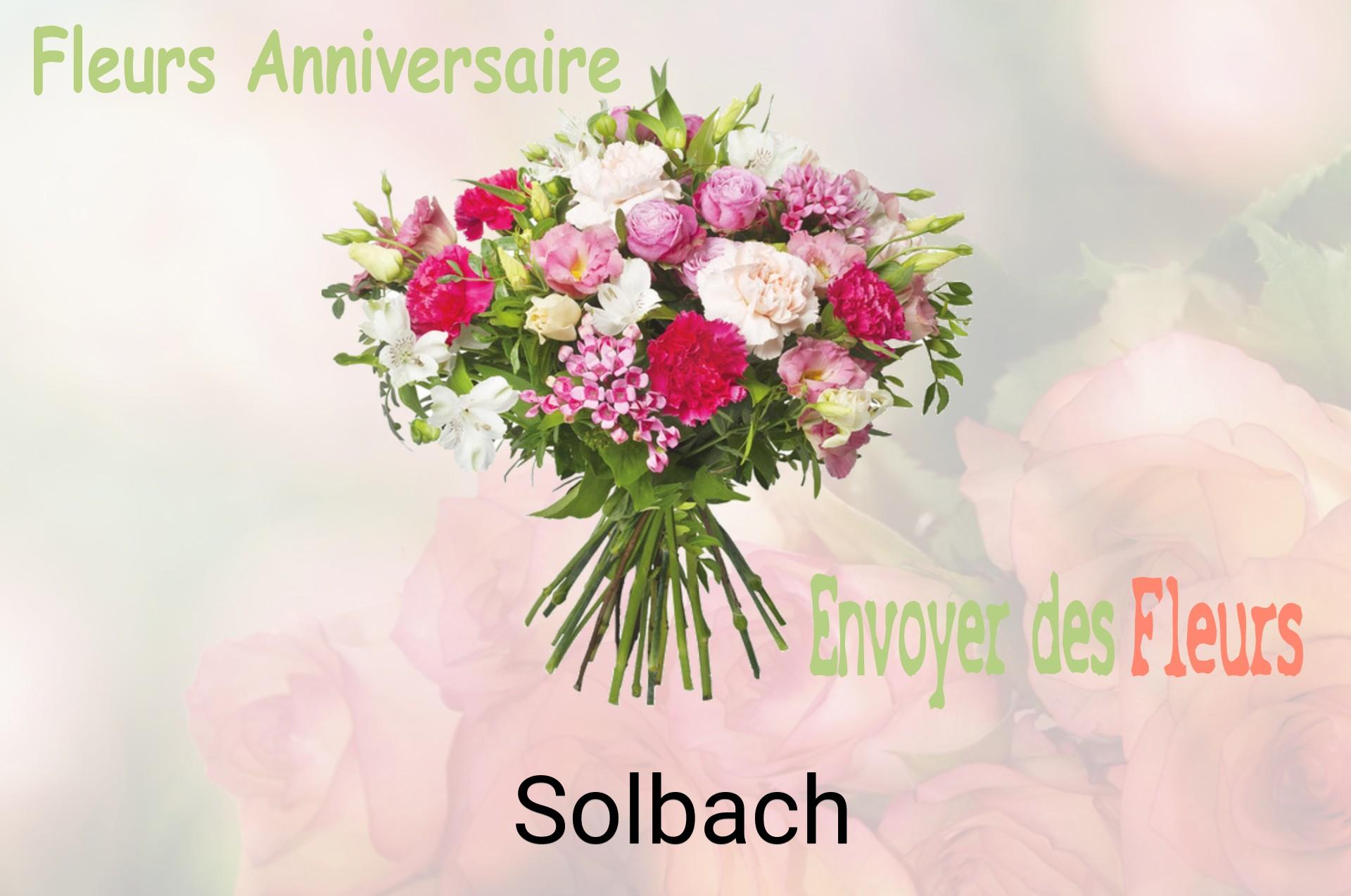 Bouquet de fleurs d’anniversaire livré à Solbach